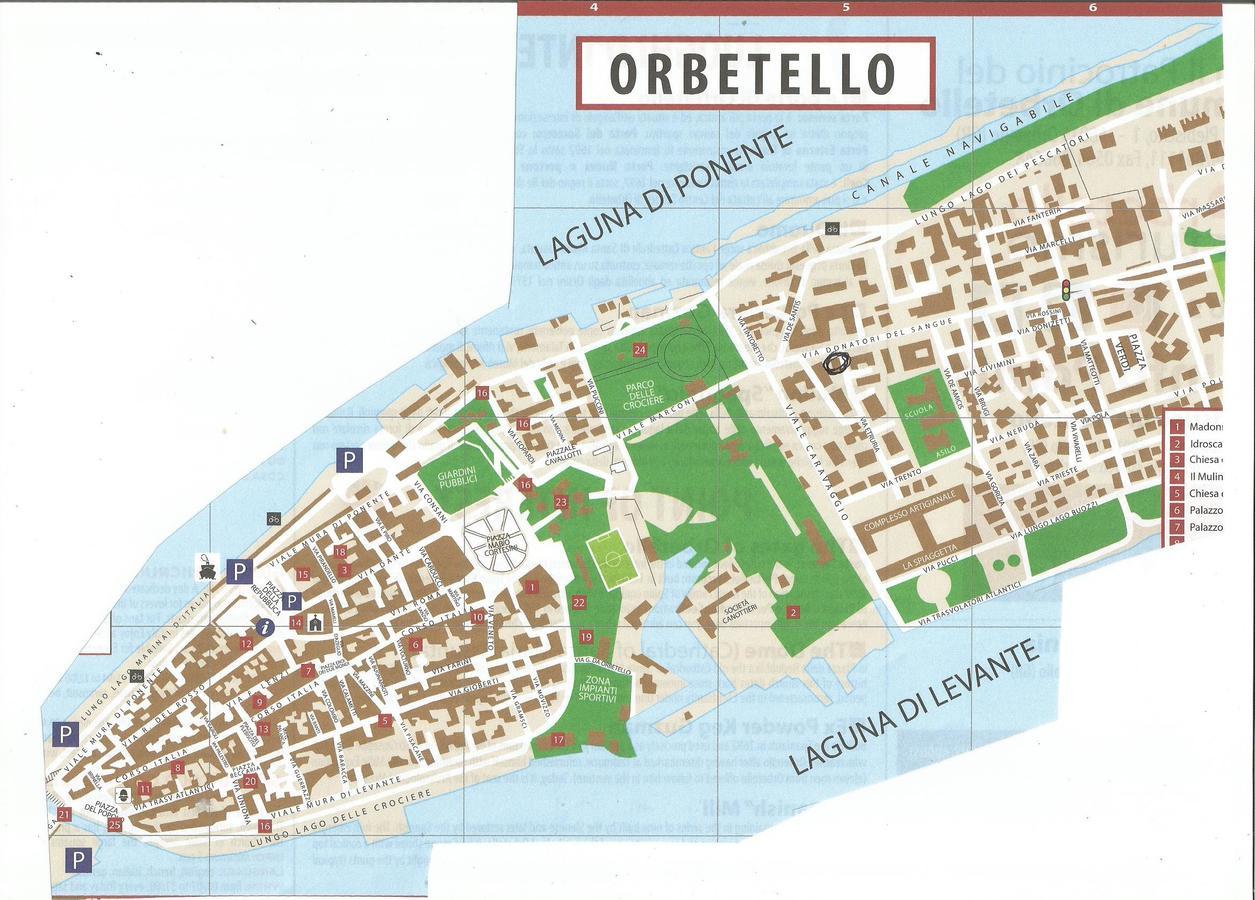 Albergo La Perla Орбетелло Экстерьер фото